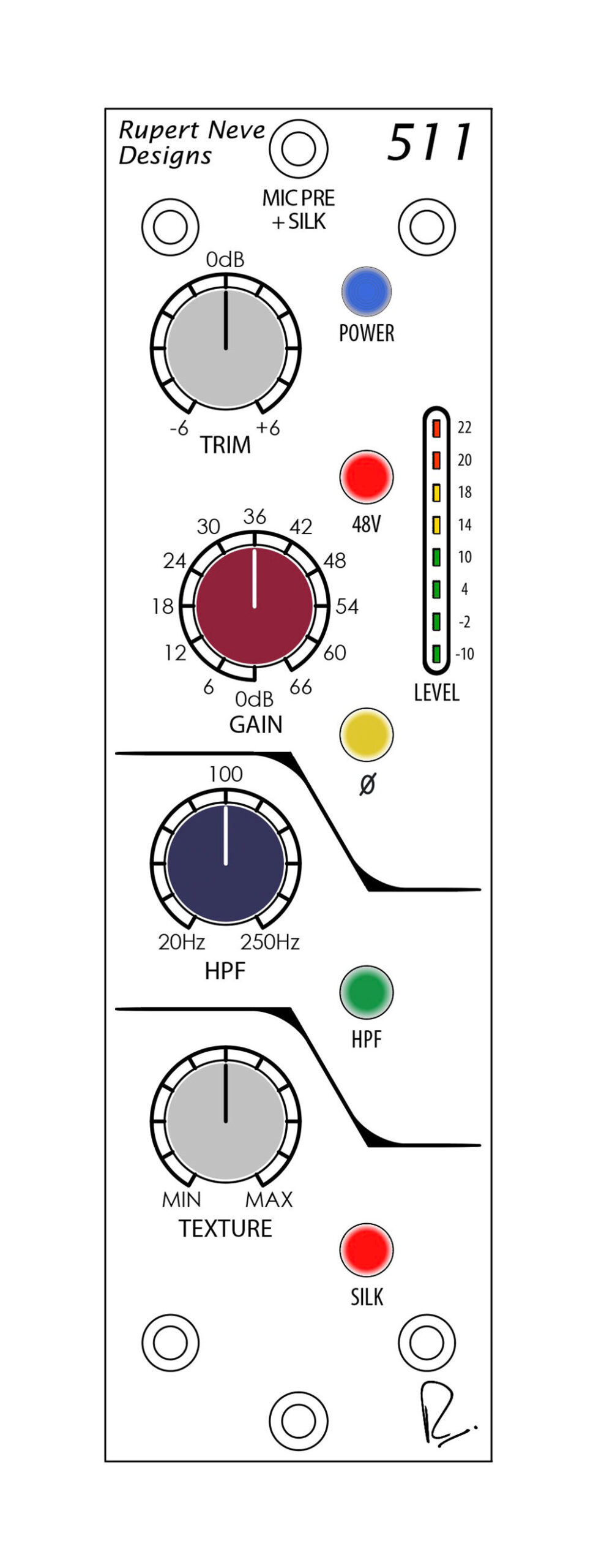 Rupert Neve Designs 511 | 500er Mic Preamp 5