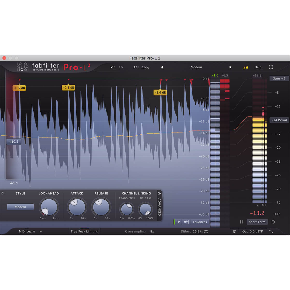 FabFilter Pro-L 2 | True Peak Limiter Plug-In