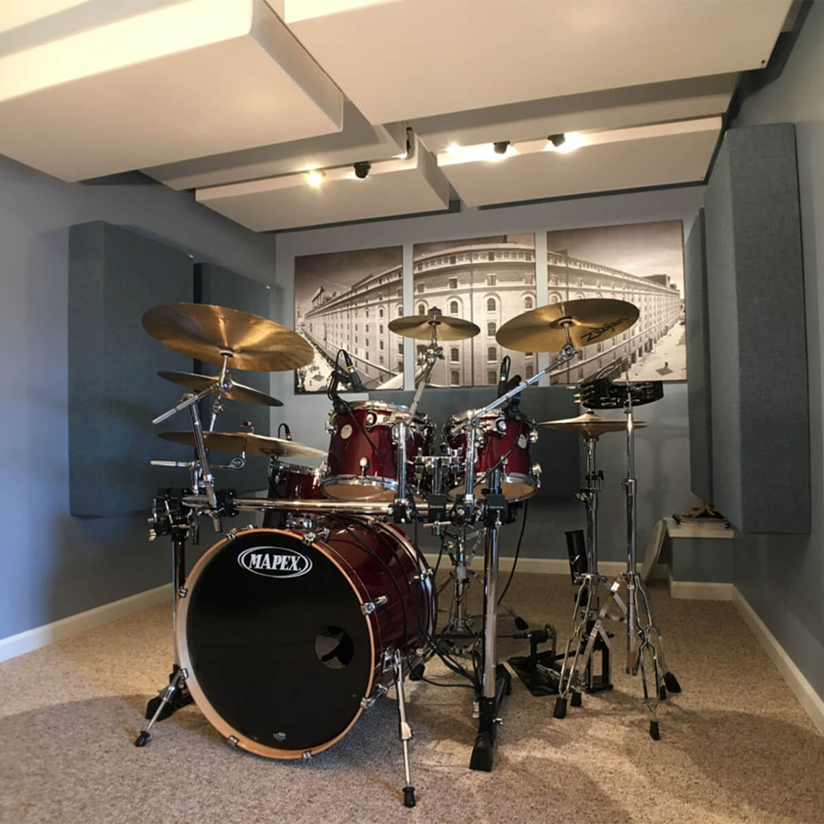 GIK Acoustics B4 bass trap / absorber - 30x120cm configurator 5