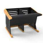 Zaor Maestro 24 | Mastering Desk - Oak / Black