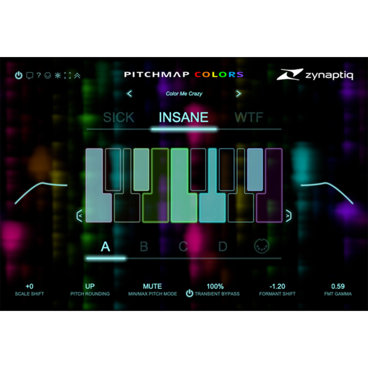 Zynaptiq Pitchmap::Colors | Kreative Audiotransformation