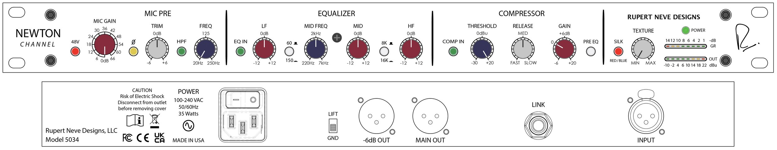 Rupert Neve Designs Newton Channel | Channelstrip 5